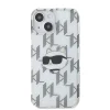  iPhone 15 Átlátszó Karl Lagerfeld IML Electroplated Choupette Head tok thumbnail