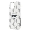  iPhone 15 Átlátszó Karl Lagerfeld IML Electroplated Choupette Head tok thumbnail