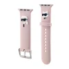 Karl Lagerfeld Karl and Choupette Head NFT Watch Strap for Apple Watch 38/40/41 Pink - 2