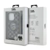  iPhone 15 Pro Max Karl Lagerfeld IML Monogram Crossbody K&CH Heads MagSafe tok, Fekete thumbnail