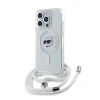  iPhone 15 Pro Max átlátszó Karl Lagerfeld IML Crossbody Choupette Head MagSafe tok - 2