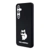 Karl Lagerfeld Liquid Silicone Choupette NFT tok Samsung Galaxy S24+ Fekete thumbnail