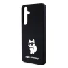 Karl Lagerfeld Liquid Silicone Choupette NFT tok Samsung Galaxy S24+ Fekete thumbnail