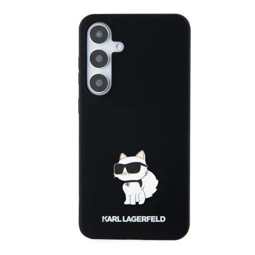 Karl Lagerfeld Liquid Silicone Choupette NFT tok Samsung Galaxy S24+ Fekete - 3