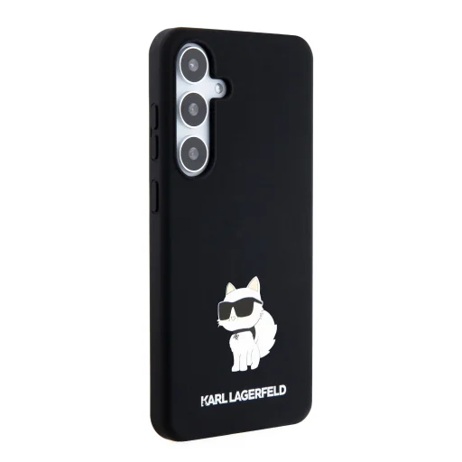 Karl Lagerfeld Liquid Silicone Choupette NFT tok Samsung Galaxy S24+ Fekete - 4