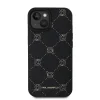  iPhone 15 Karl Lagerfeld PU Karl Heads Pattern MagSafe tok - 1