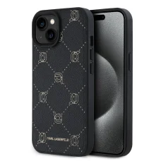  iPhone 15 Karl Lagerfeld PU Karl Heads Pattern MagSafe tok