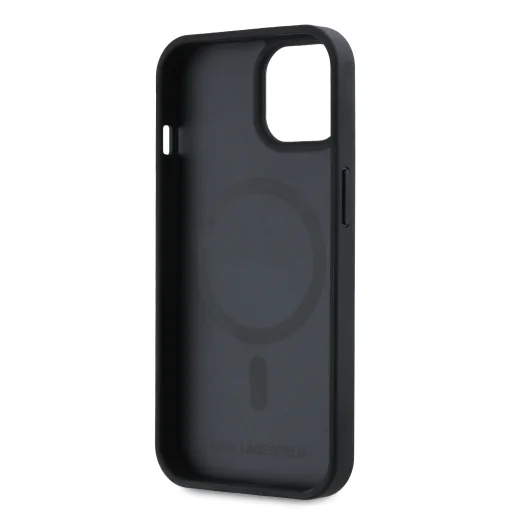  iPhone 15 Karl Lagerfeld PU Karl Heads Pattern MagSafe tok - 5