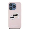  iPhone 15 Pro Pink Karl Lagerfeld Liquid Silicone Double Heads MagSafe tok - 2