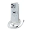  iPhone 15 Pro Átlátszó Karl Lagerfeld IML Keresztpántos Choupette Fej MagSafe tok thumbnail