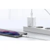 Baseus TZCCSUP-L02 Super Si Gyors Töltő USB-C 25W + Adatkábel USB-C to USB-C 1m Fehér thumbnail