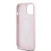  iPhone 15 Pink Karl Lagerfeld Liquid Silicone Karl and Choupette MagSafe tok thumbnail