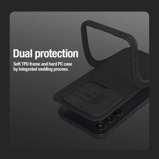 Nillkin CamShield PRO mágneses kemény tok Samsung Galaxy A35 5G Fekete - 4