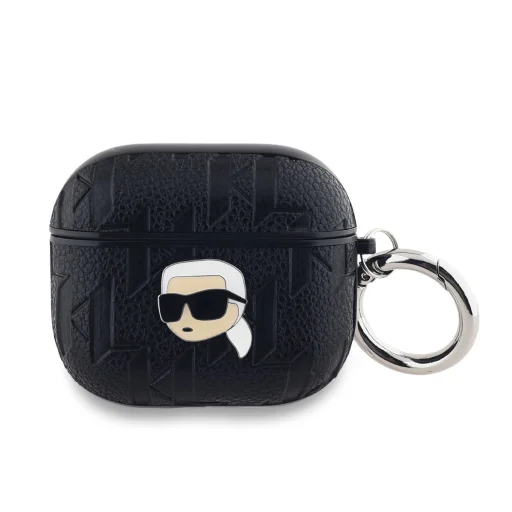 Karl Lagerfeld PU Embossed Karl Head AirPods 3 tok fekete - 1