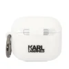 Airpods 3 Karl Lagerfeld Karl és Choupette szilikon tok fehér (KLACA3SILKCW)