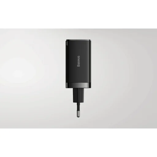 Baseus CCGP120201 GaN5 Pro Gyors Töltő USB-A + 2x USB-C 65W Fekete - 6