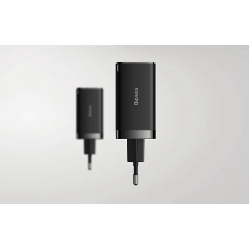 Baseus CCGP120201 GaN5 Pro Gyors Töltő USB-A + 2x USB-C 65W Fekete - 11