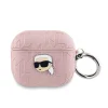 Karl Lagerfeld PU Dombornyomott Karl Fej Tok AirPods 3 Pink
