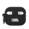 Karl Lagerfeld 3D Logo NFT Choupette Head Szilikon Tok AirPods 3 Fekete thumbnail