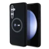 BMW M Printed Round and Logo Magsafe Szilikon Tok Samsung Galaxy S24+ Fekete thumbnail