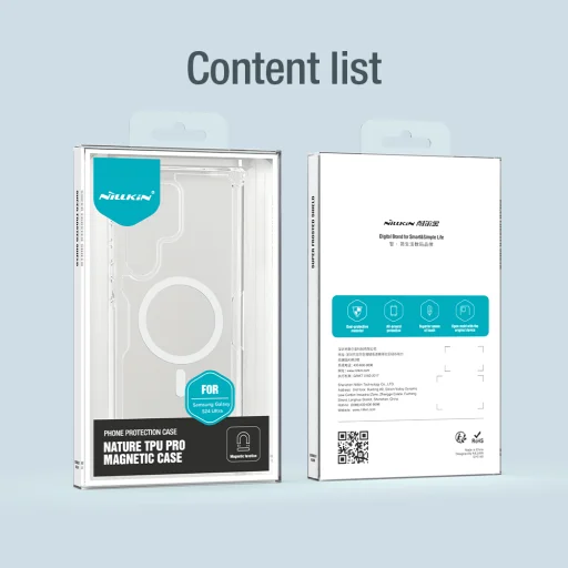 Nillkin Nature TPU PRO Mágneses tok Samsung Galaxy S24 Ultra Átlátszó - 11
