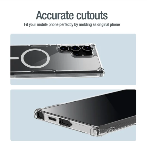 Nillkin Nature TPU PRO Mágneses tok Samsung Galaxy S24 Ultra Átlátszó - 5