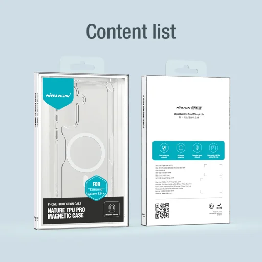 Nillkin Nature TPU PRO mágneses tok Samsung Galaxy S24+ átlátszó - 11