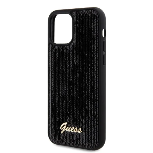 Guess Sequin Script Logo tok iPhone 12/12 Pro fekete - 5