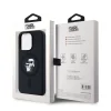 Karl Lagerfeld Liquid Silicone Karl and Choupette MagSafe tok iPhone 14 Pro - Fekete thumbnail