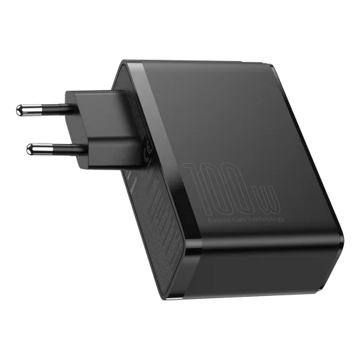 Baseus CCGAN2P-L01 GaN2 Pro Gyors Töltő 2xUSB + 2xUSB-C 100W Fekete - 4