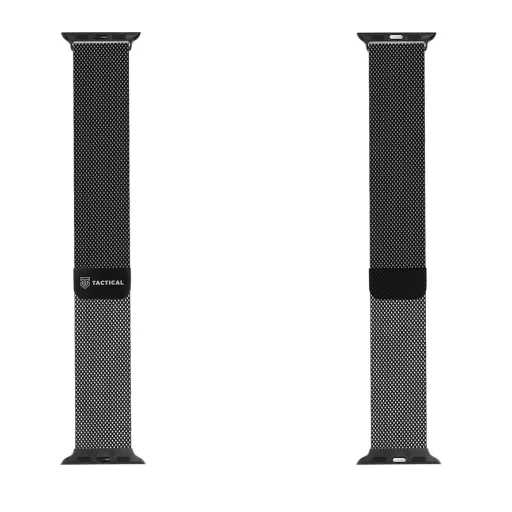 Tactical 333 Loop Mágneses Rozsdamentes Acélszíj Apple Watch 1/2/3/4/5/6/7/8/9/SE 38/40/41mm Fekete - 2