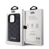  iPhone 15 Pro fekete Karl Lagerfeld PU Leather Monogram Metal Logo MagSafe tok - 5