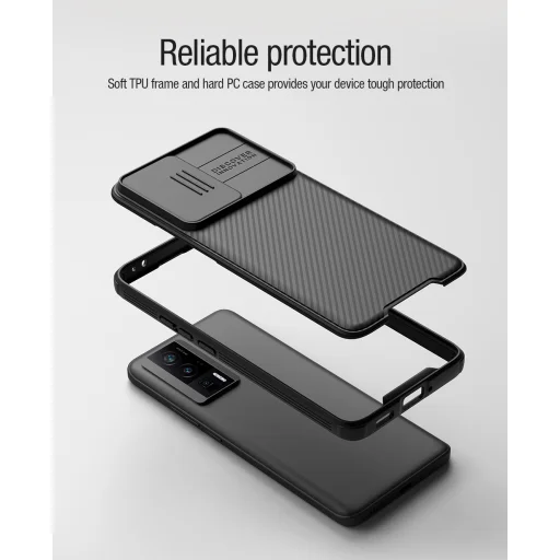 Nillkin CamShield PRO Magnetic kemény tok Poco F5 Pro 5G készülékhez fekete - 4