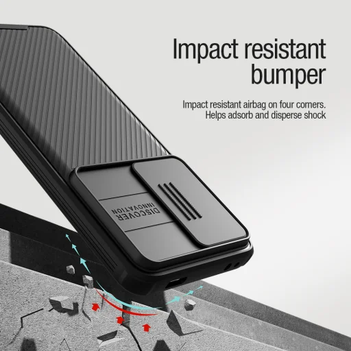 Nillkin CamShield PRO Magnetic kemény tok Poco F5 Pro 5G készülékhez fekete - 6