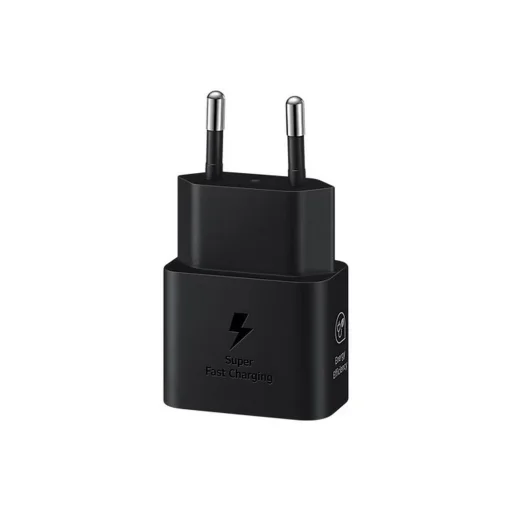 EP-T2510XBE Samsung USB-C 25W Utazó Töltő + USB-C Adatkábel Fekete - 2