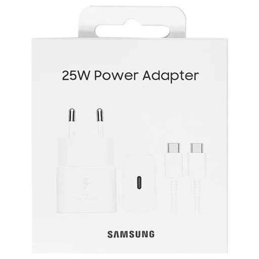 EP-T2510XWE Samsung USB-C 25W utazó töltő + USB-C adatkábel fehér - 6