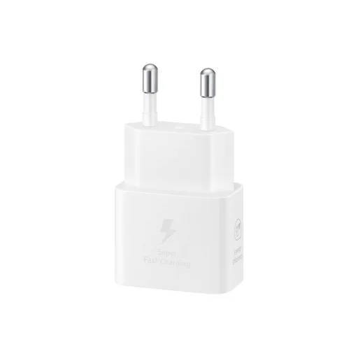 EP-T2510XWE Samsung USB-C 25W utazó töltő + USB-C adatkábel fehér - 5