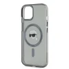  iPhone 15 Fekete Karl Lagerfeld IML Karl Head Metal Frame MagSafe tok thumbnail