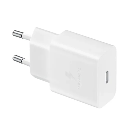 EP-T1510EWE + EP-DA705BWE Samsung 15W utazó töltő + USB-C/USB-C adatkábel fehér (OOB Bulk) - 2