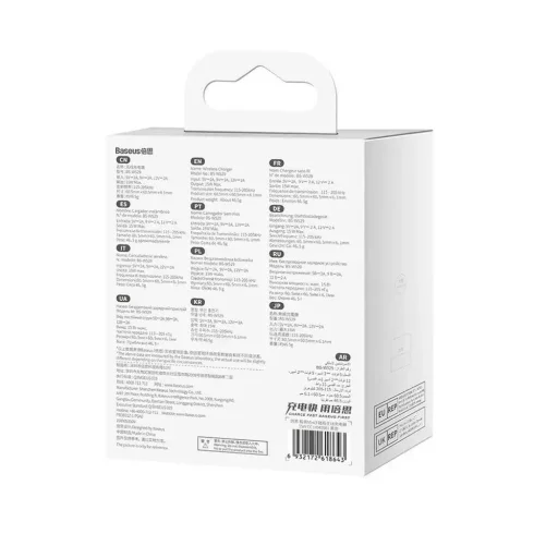 Baseus Simple Mini3 Mágneses Vezeték Nélküli Töltő 15W Fekete - 3