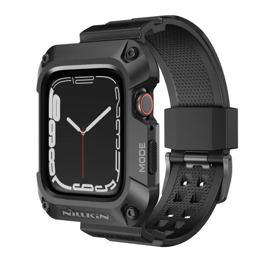 Nillkin DynaGuard csuklópánt + tok Apple Watch Series 44mm 4/5/6 Fekete - 1