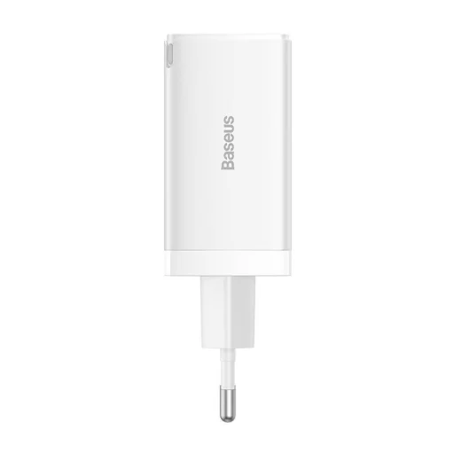 Baseus CCGP120202 GaN5 Pro Gyorstöltő USB-A + 2x USB-C 65W Fehér - 4