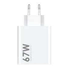 Xiaomi MDY-14-EW USB-A 67W Hálózati Töltő Fehér (Bulk)