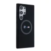 BMW M Printed Round and Logo Magsafe szilikon tok Samsung Galaxy S24 Ultra Fekete thumbnail