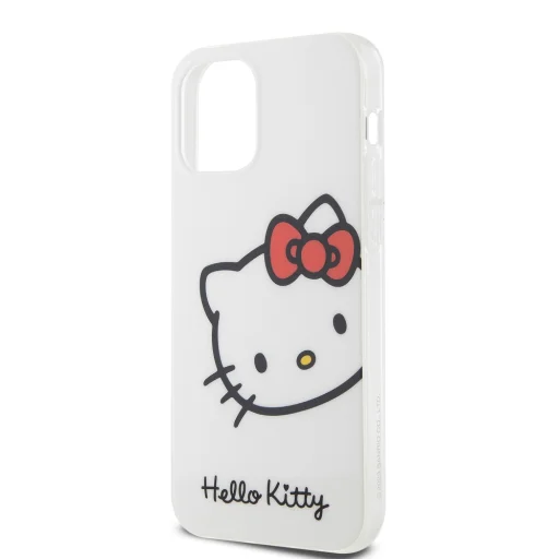 Hello Kitty IML Head Logo tok iPhone 12/12 Pro Fehér - 5