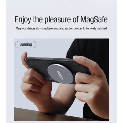 Nillkin Super Frosted PRO Mágneses Tok Samsung Galaxy S24 Fekete - 3