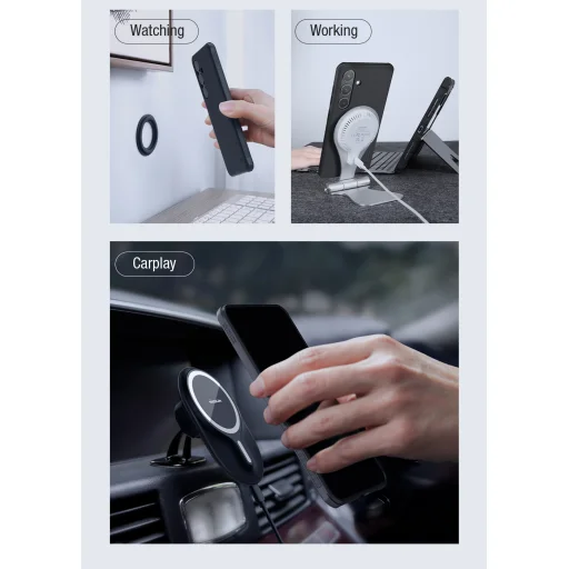 Nillkin Super Frosted PRO Mágneses Tok Samsung Galaxy S24 Fekete - 4