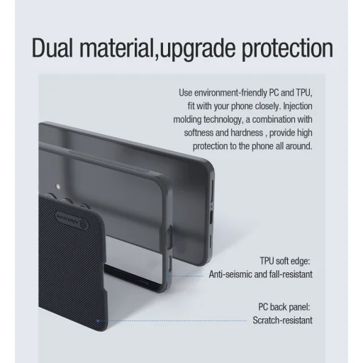 Nillkin Super Frosted PRO Mágneses Tok Samsung Galaxy S24 Fekete - 6