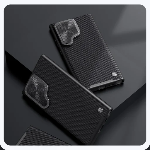 Nillkin Textured Prop mágneses kemény tok Samsung Galaxy S24 Ultra fekete - 10