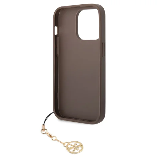 Guess 4G Charm tok iPhone 14 Pro-hoz Tone on Tone barna - 5